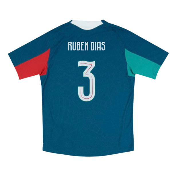 2026-2027 Portugal Training Jersey Pro (Ocean Tropic) (Ruben Dias 3)-SoccerKits Hub | Buy Soccer Jerseys Online